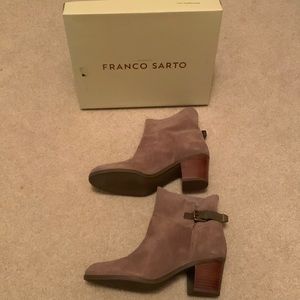Franco Sarto Tan Booties